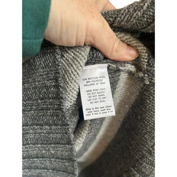 Toad & Co Audrey T-Neck Sweater Women's size M Wool Blend - Picture 4 of 6